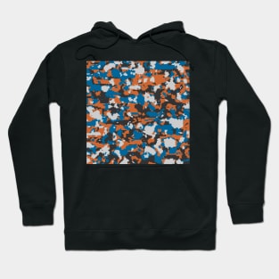 Grey Blue Digital Camouflage Hoodie